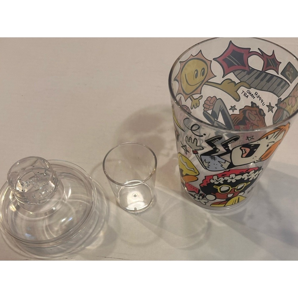 LIVE NATION Cocktail Shaker or Cup w/Shot Glass Upper Hand Art Brian Butler